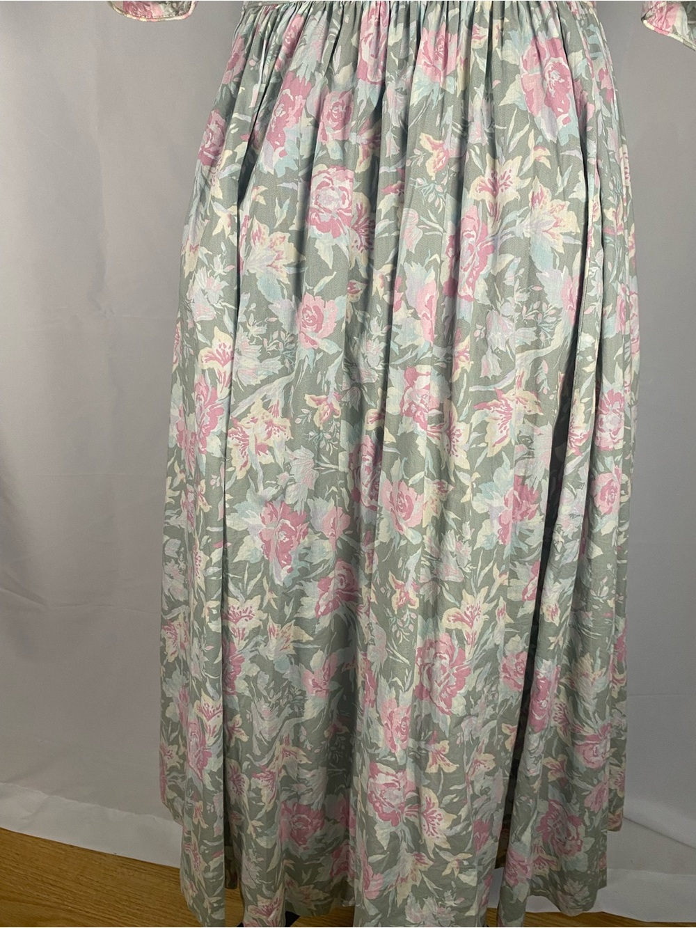 Laura Ashley Pastel Floral Blouse in Pink & Green - Picture 6 of 10